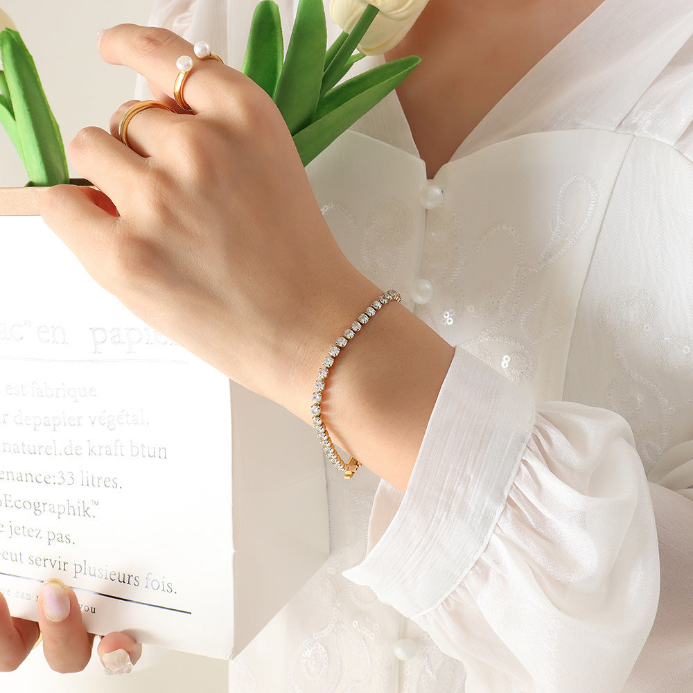 Rhinestone Light Luxury Zircon Bracelet