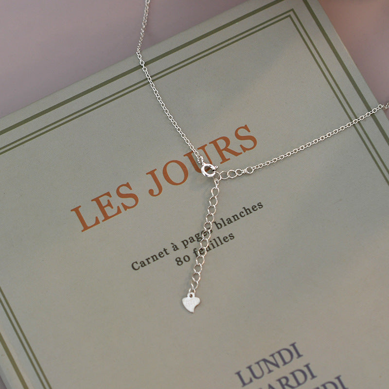 925 Silver Light Luxury Pearl Necklace - Niza Noir