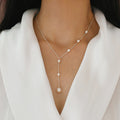 925 Silver Light Luxury Pearl Necklace - Niza Noir