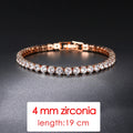 Simple Luxury Round Crystal Bangle