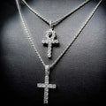 Hip Hop Cross Pendant Necklace