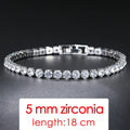Simple Luxury Round Crystal Bangle