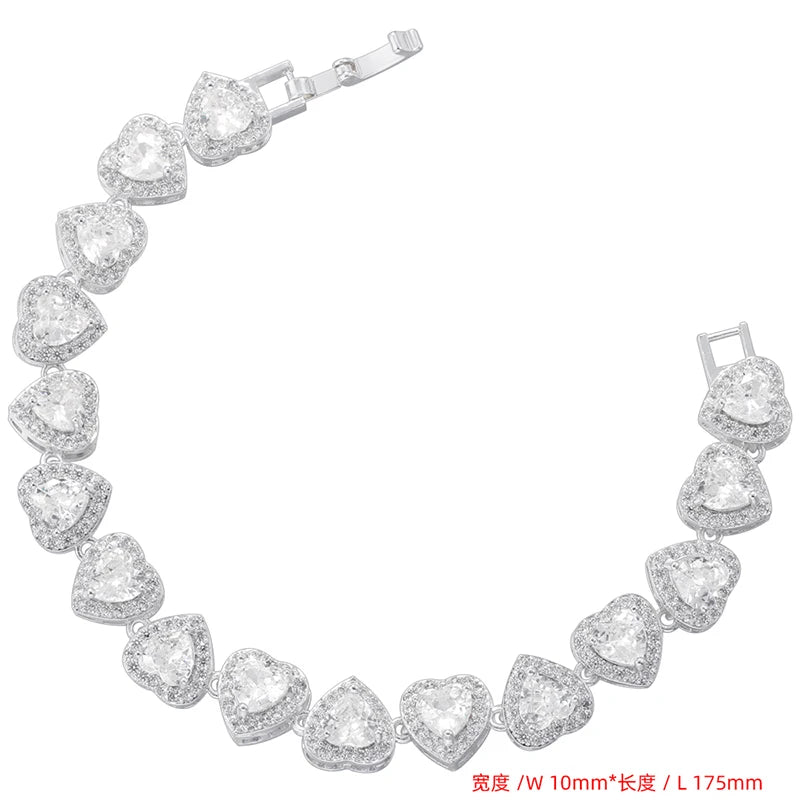 Sparkling Luxury Crystal Cuban Chain Necklace