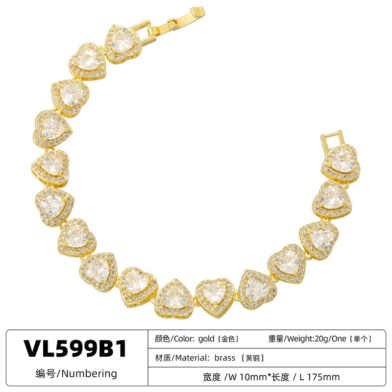 Sparkling Luxury Crystal Cuban Chain Necklace