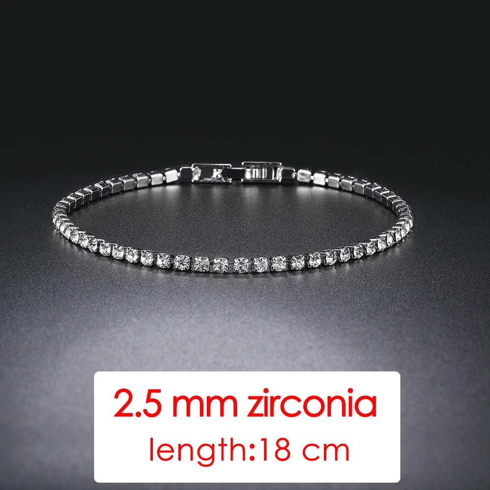 Simple Luxury Round Crystal Bangle