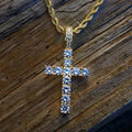 Hip Hop Cross Pendant Necklace