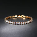 Simple Luxury Round Crystal Bangle