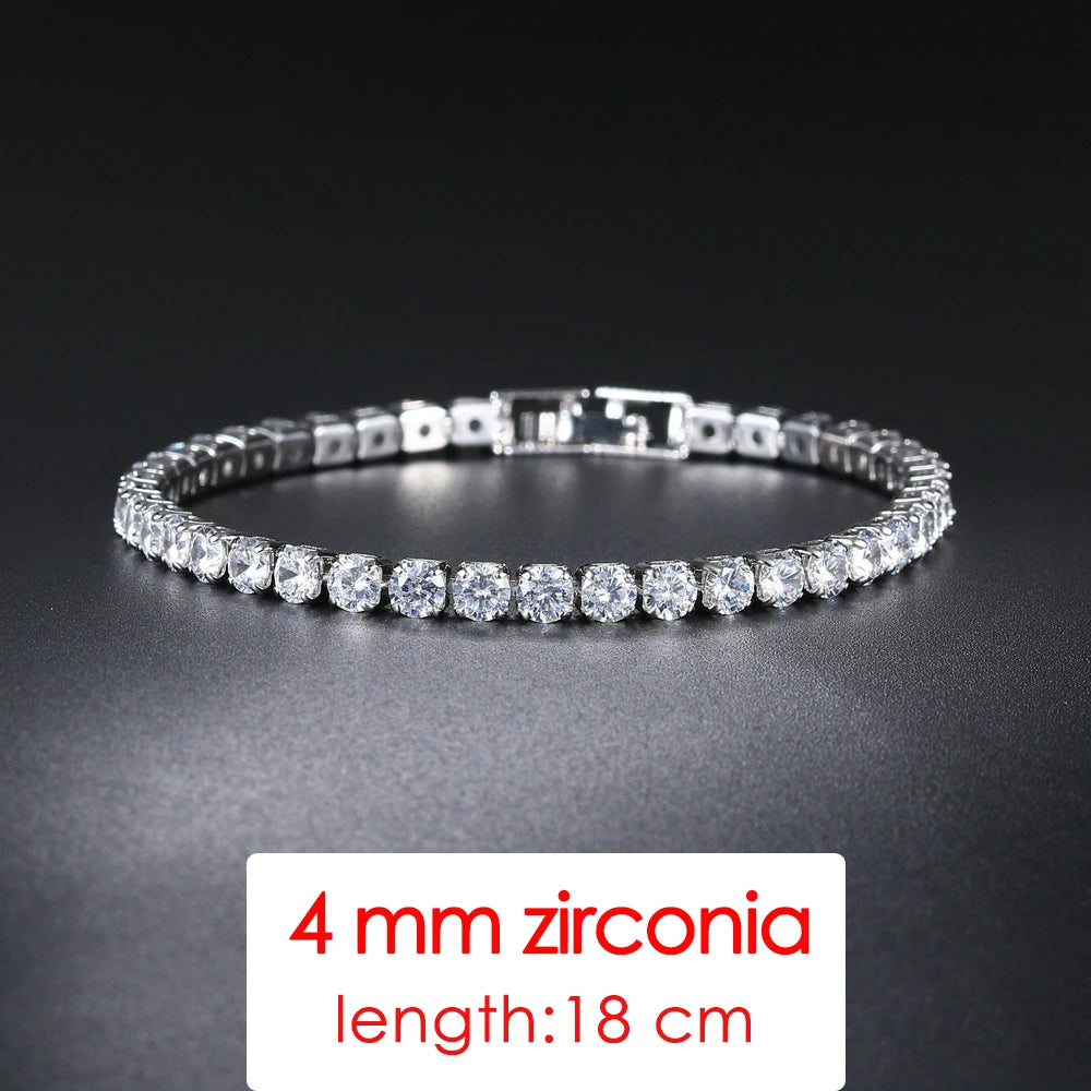 Simple Luxury Round Crystal Bangle