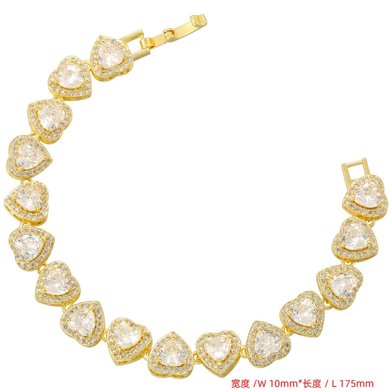 Sparkling Luxury Crystal Cuban Chain Necklace