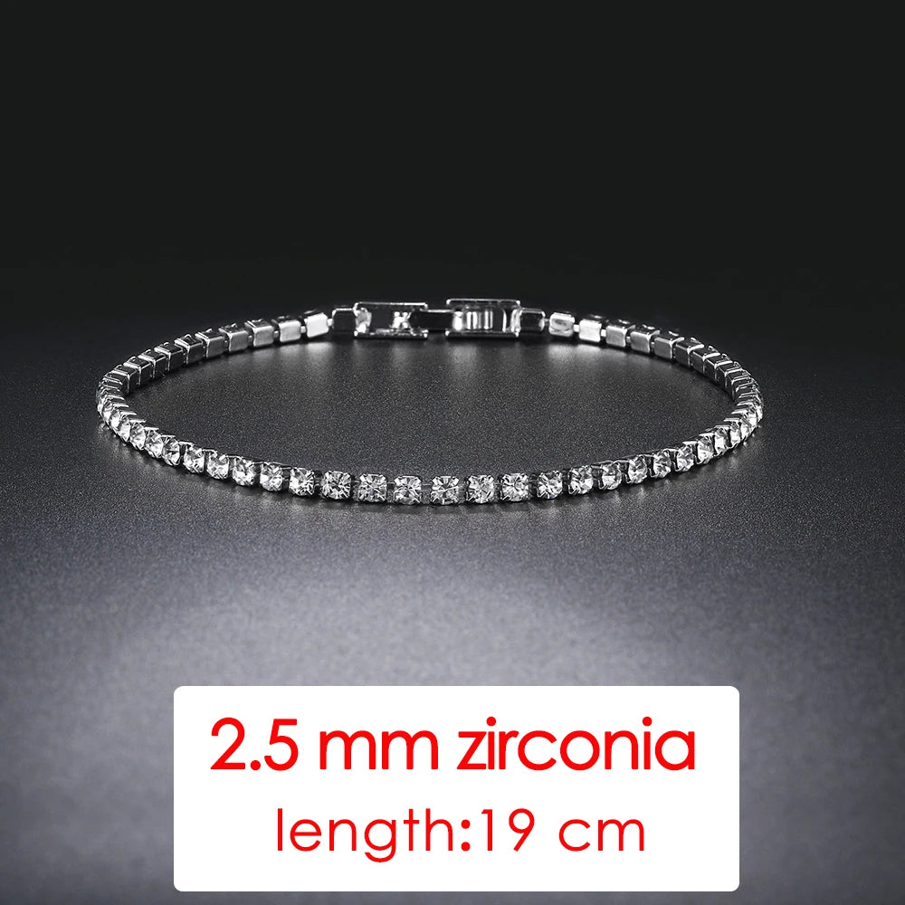 Simple Luxury Round Crystal Bangle