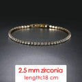Simple Luxury Round Crystal Bangle