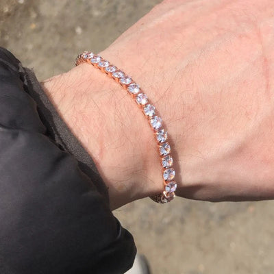 Simple Luxury Round Crystal Bangle