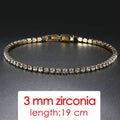 Simple Luxury Round Crystal Bangle