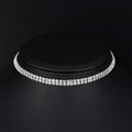 Rhinestone Choker Chain Necklace