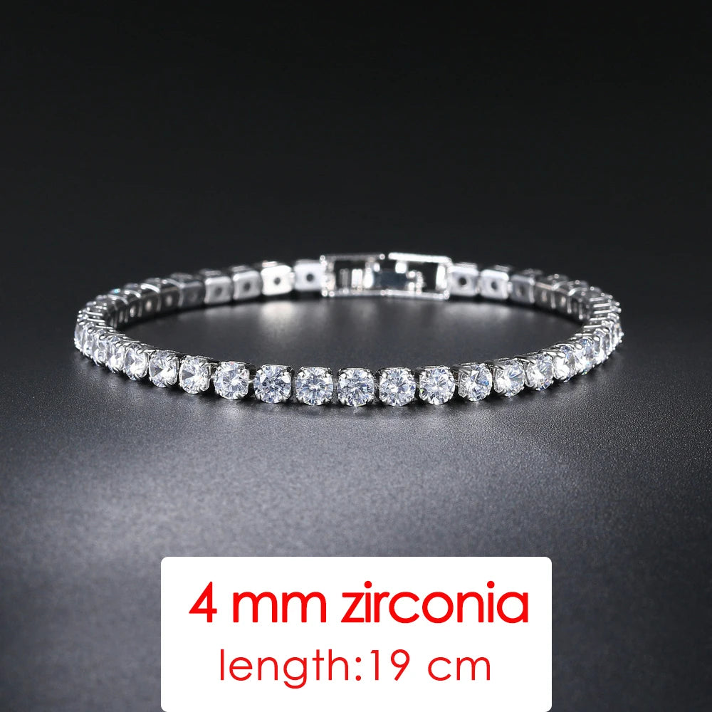Simple Luxury Round Crystal Bangle