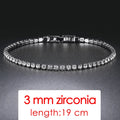 Simple Luxury Round Crystal Bangle