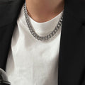 Diamond Studded Cuban Chain Necklace