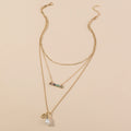 Simple Pearl Bar of Destiny Necklace - Niza Noir