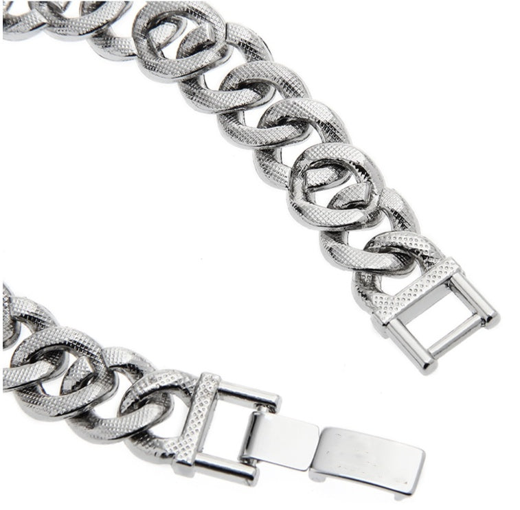 Diamond Studded Cuban Chain Necklace