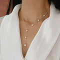 925 Silver Light Luxury Pearl Necklace - Niza Noir